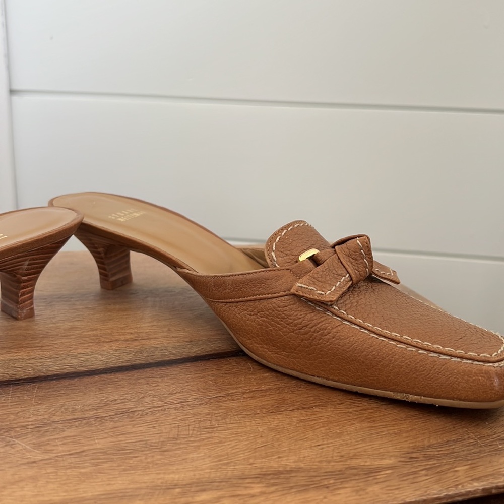 Stuart Weitzman mules in excellent condition - Picture 7 of 17